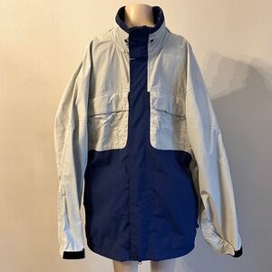 Burton Tri Lite Jacket Mens XL Blue Outdoors Winter Snowboard Ski Coat